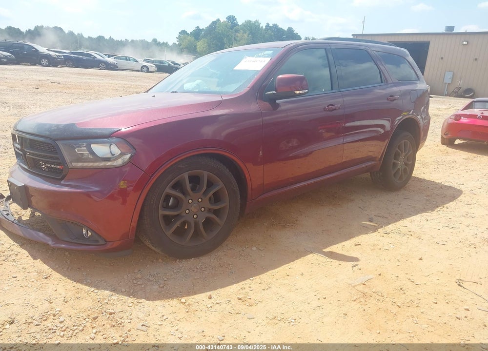 2017 DODGE DURANGO VIN: 1C4RDJDG2HC848240