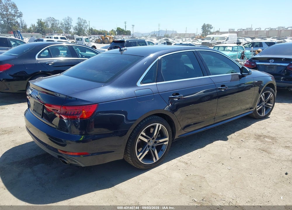 2017 AUDI A4 VIN: WAULNAF48HN043611