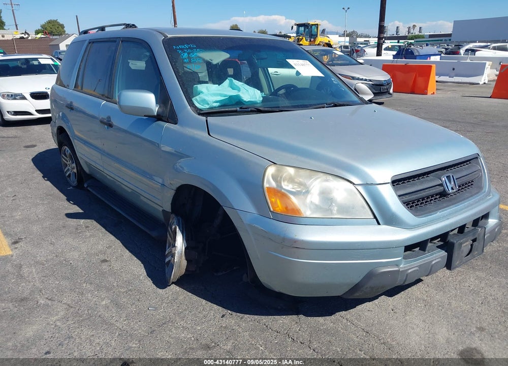 2003 HONDA PILOT EX-L VIN: 2HKYF18553H603606