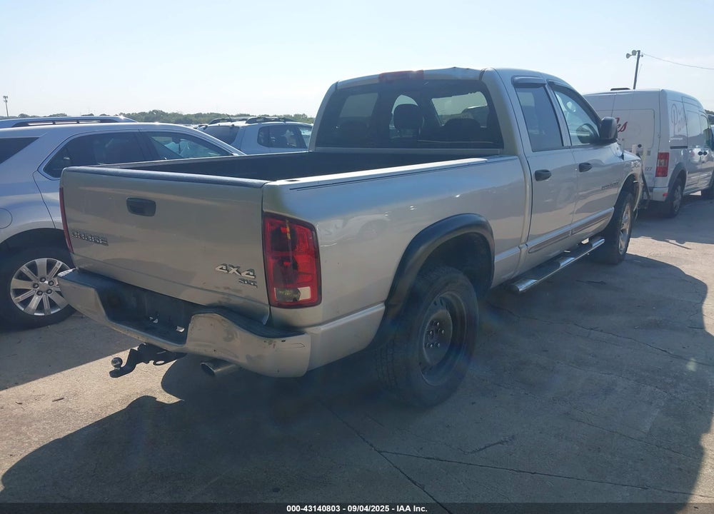 2004 DODGE RAM 1500 SLT/LARAMIE VIN: 1D7HU18D44S767841