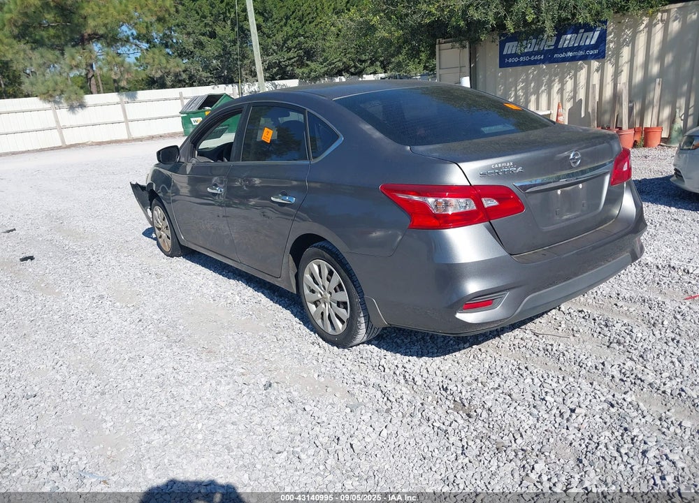2016 NISSAN SENTRA S VIN: 3N1AB7APXGY269208