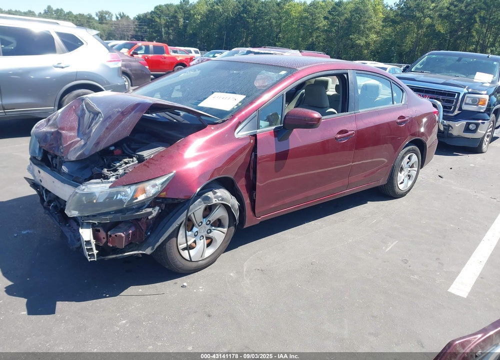 2014 HONDA CIVIC VIN: 2HGFB2F57EH519036