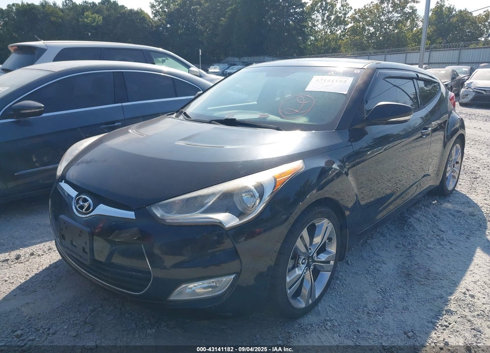 2013 HYUNDAI VELOSTER BASE W/GRAY VIN: KMHTC6AD2DU162618