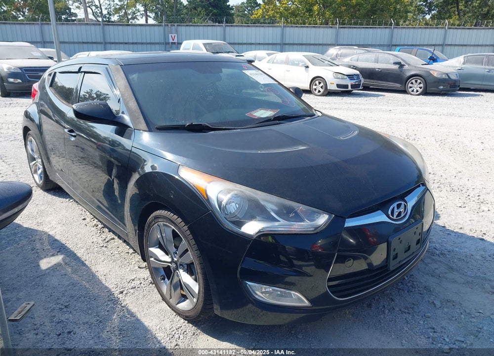 2013 HYUNDAI VELOSTER BASE W/GRAY VIN: KMHTC6AD2DU162618