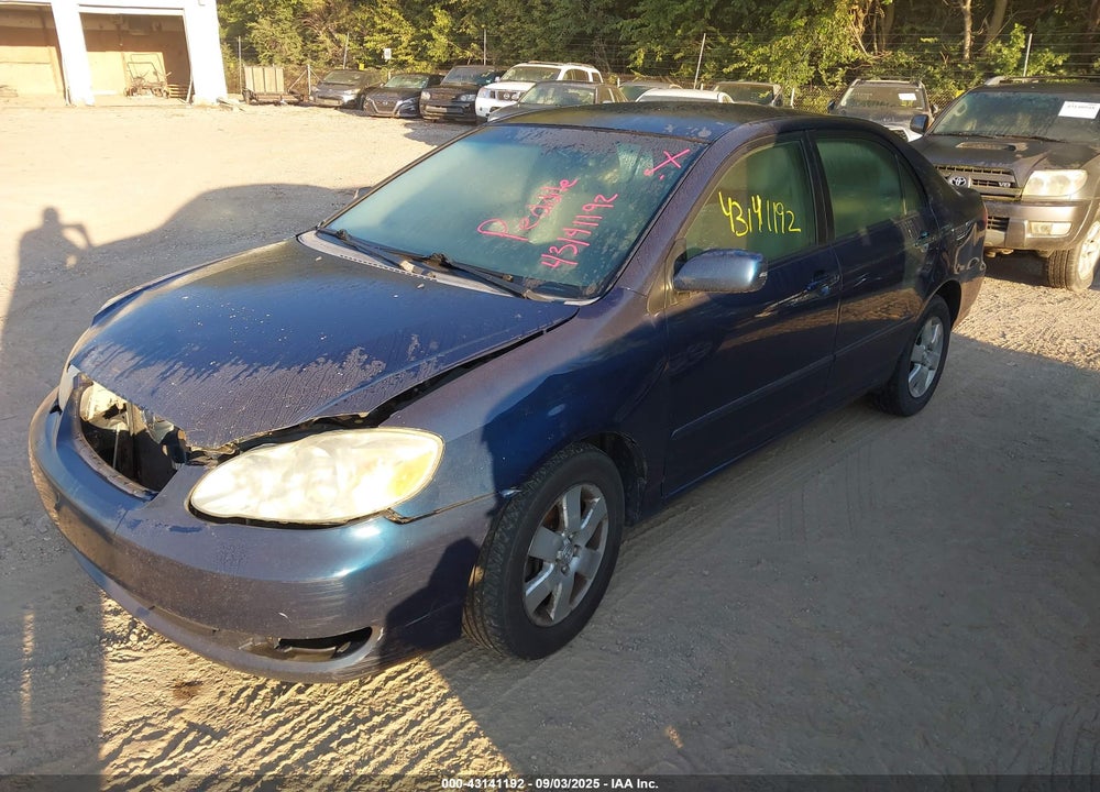 2007 TOYOTA COROLLA LE VIN: 2T1BR32E47C778410