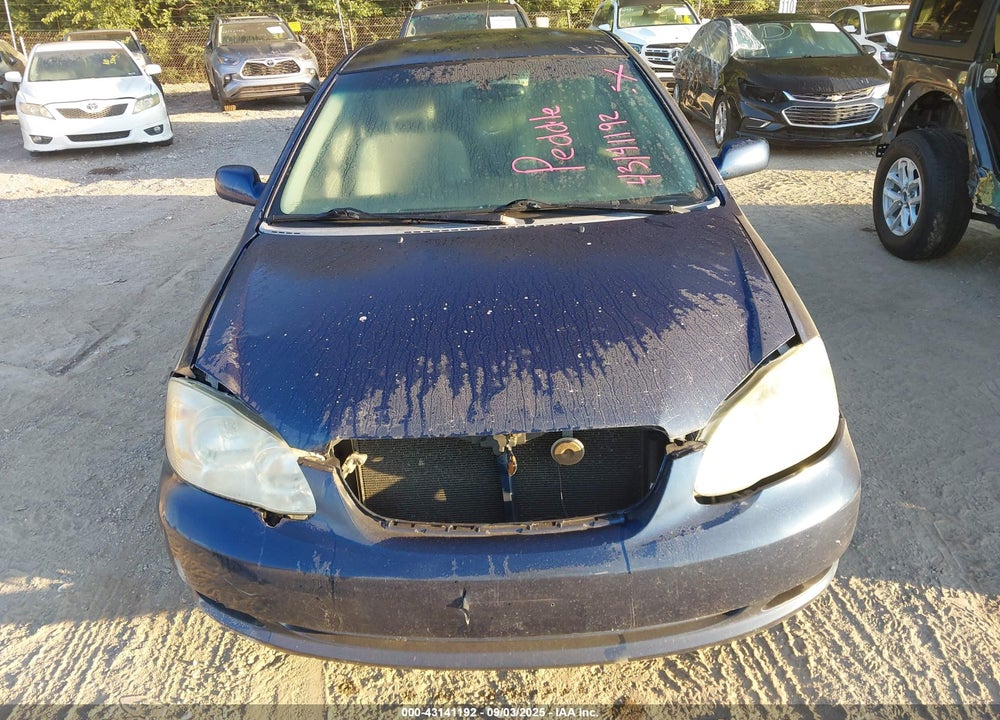 2007 TOYOTA COROLLA LE VIN: 2T1BR32E47C778410