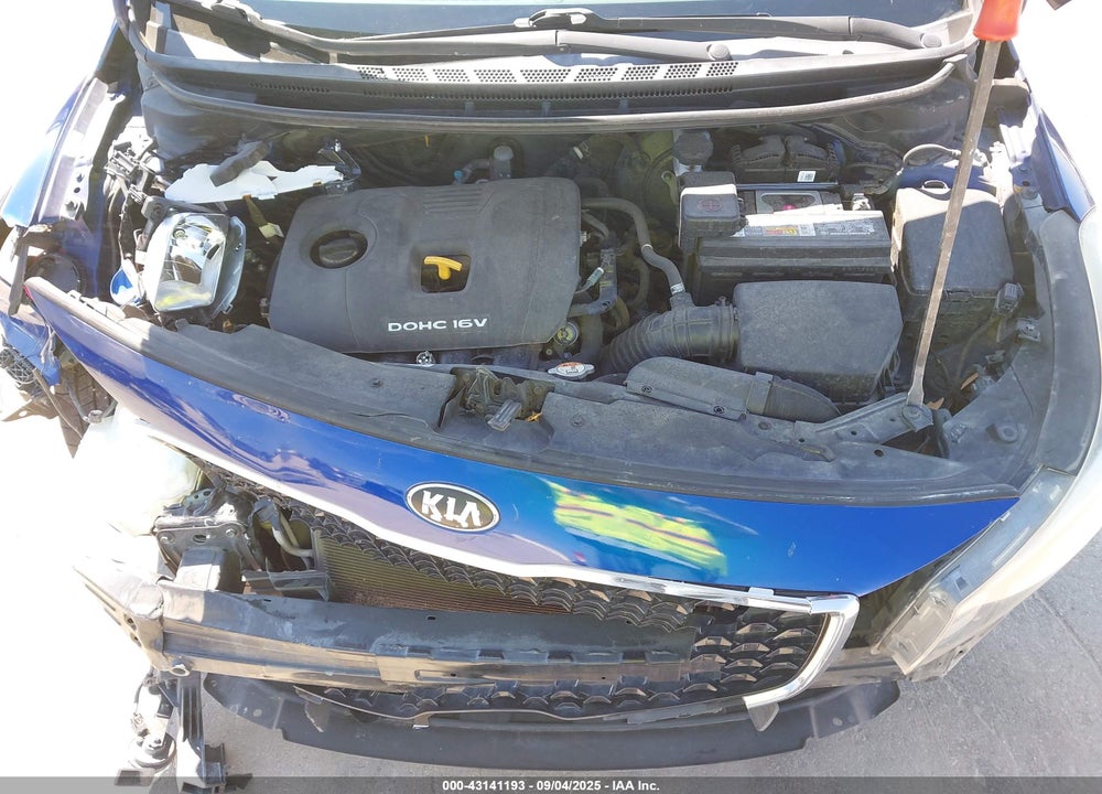 2017 KIA FORTE S VIN: 3KPFL4A71HE112779
