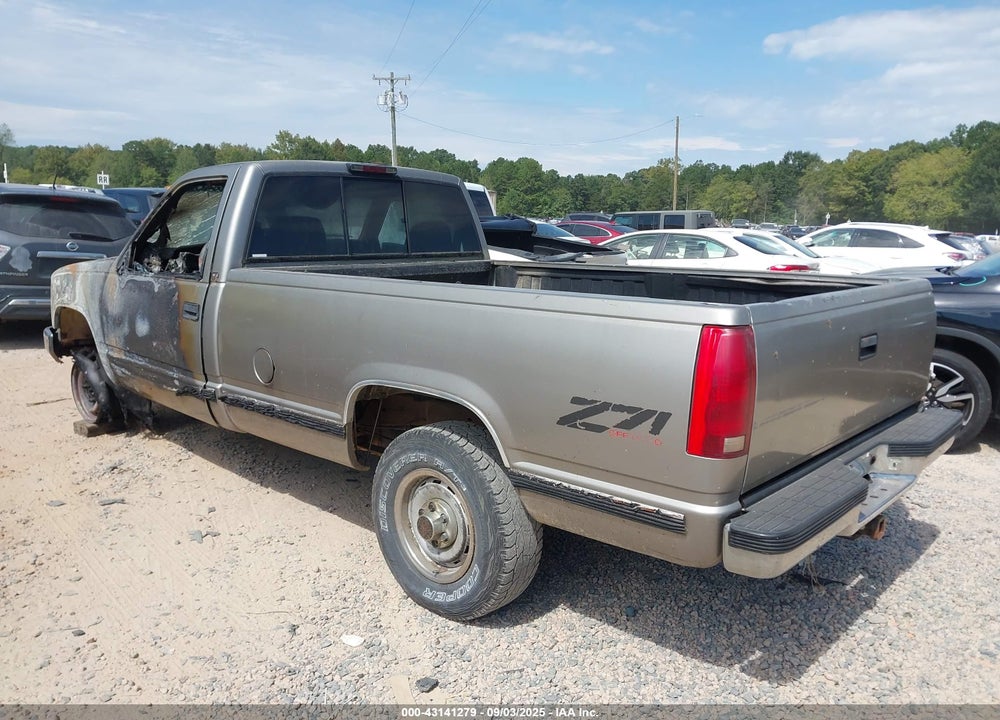 1998 GMC SIERRA 1500 SL WIDESIDE VIN: 1GTEK14M4WZ550499