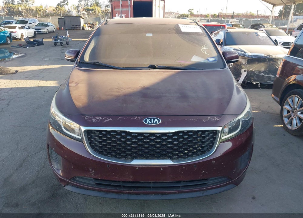 2017 KIA SEDONA LX VIN: KNDMB5C1XH6246706