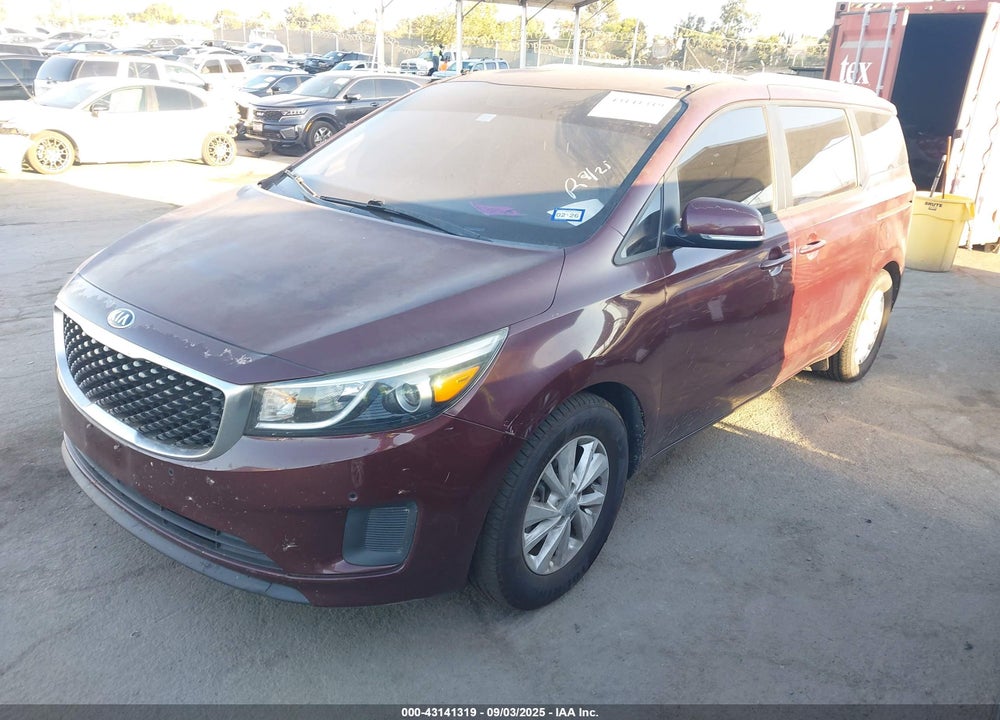 2017 KIA SEDONA LX VIN: KNDMB5C1XH6246706