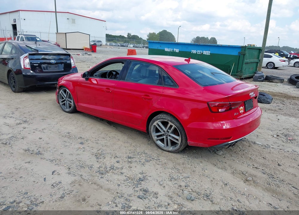 2018 AUDI A3 VIN: WAUAUGFF0J1023185