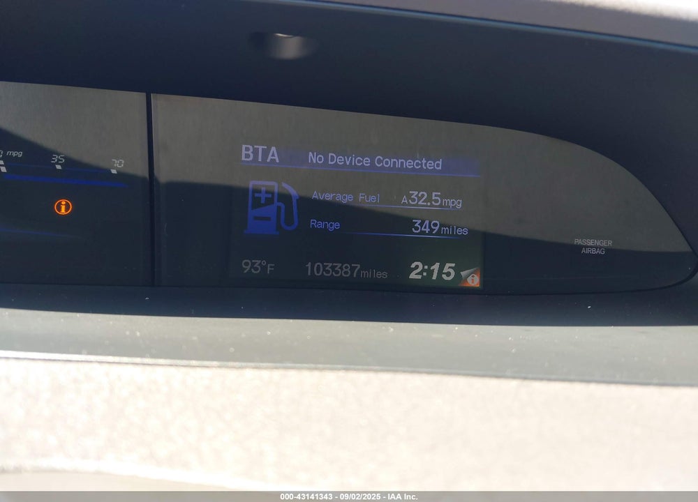2012 HONDA CIVIC VIN: 2HGFB2F85CH604027