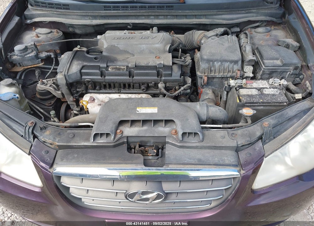 2008 HYUNDAI ELANTRA VIN: KMHDU46D88U539070