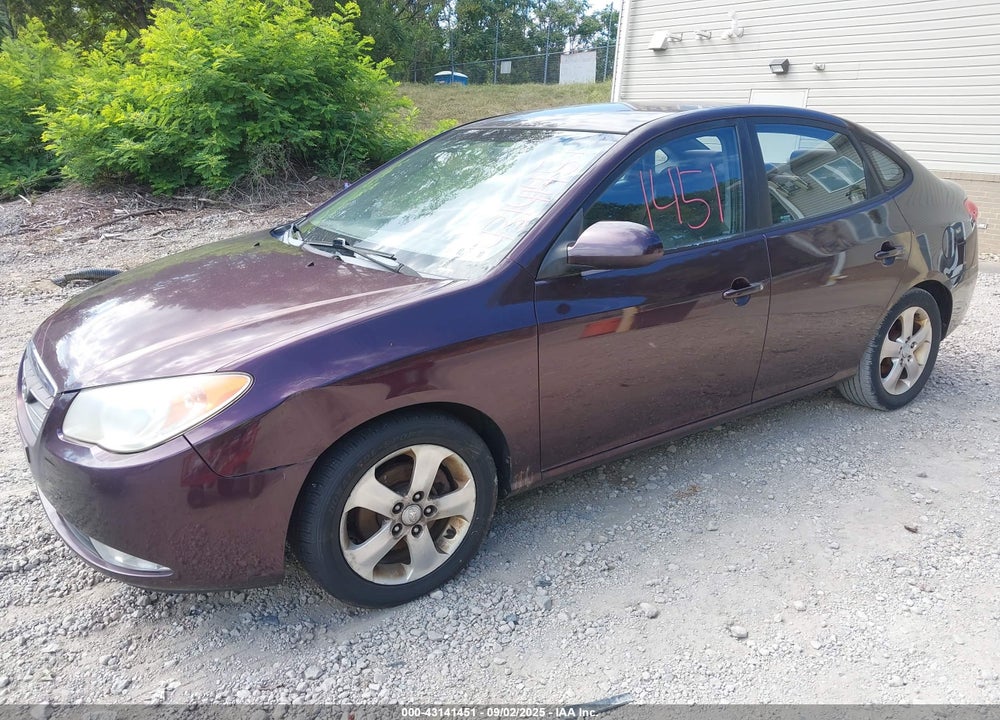 2008 HYUNDAI ELANTRA VIN: KMHDU46D88U539070