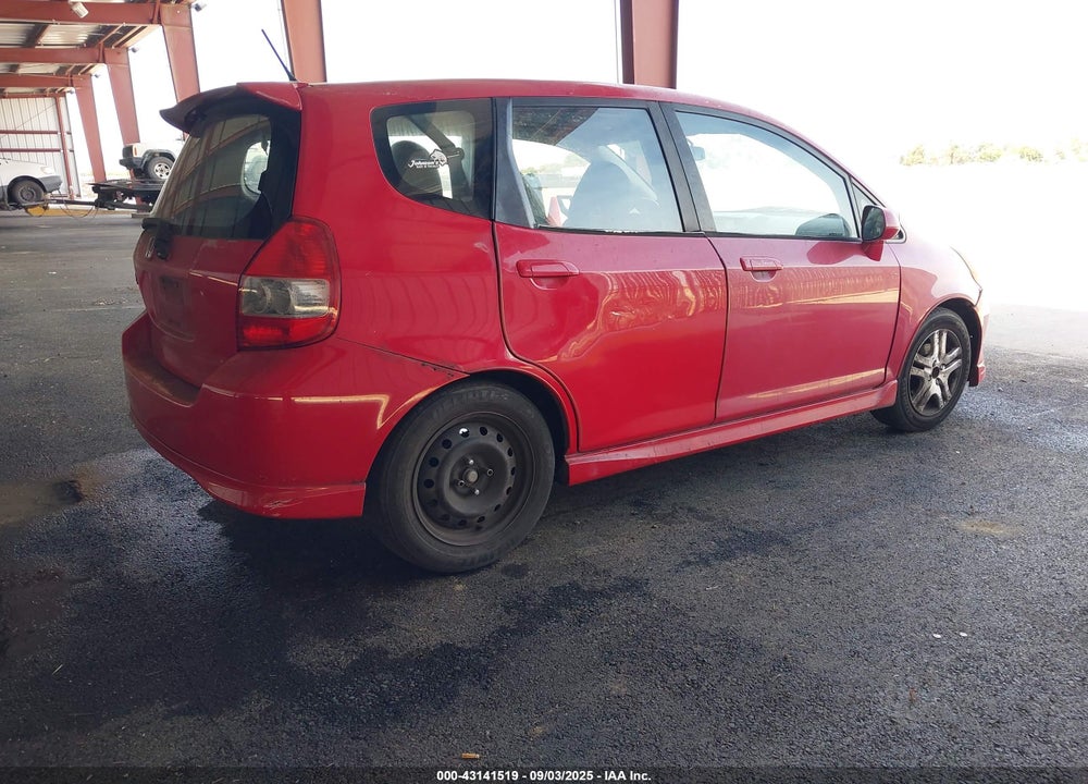 2008 HONDA FIT SPORT VIN: JHMGD38668S051398