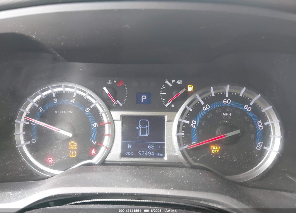 2016 TOYOTA 4RUNNER LIMITED VIN: JTEBU5JR7G5327723