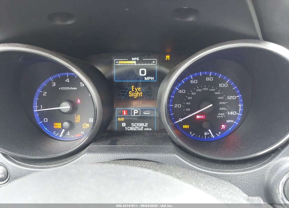 2019 SUBARU OUTBACK 2.5I LIMITED VIN: 4S4BSANC1K3376148