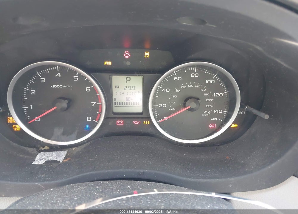 2014 SUBARU FORESTER VIN: JF2SJADC1EH488806