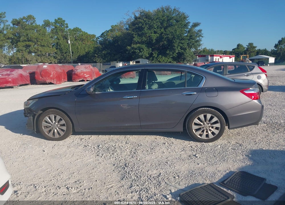 2014 HONDA ACCORD EX-L V-6 VIN: 1HGCR3F80EA035058