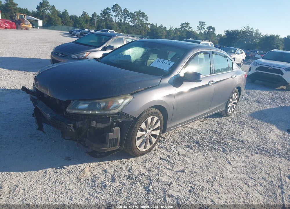 2014 HONDA ACCORD EX-L V-6 VIN: 1HGCR3F80EA035058