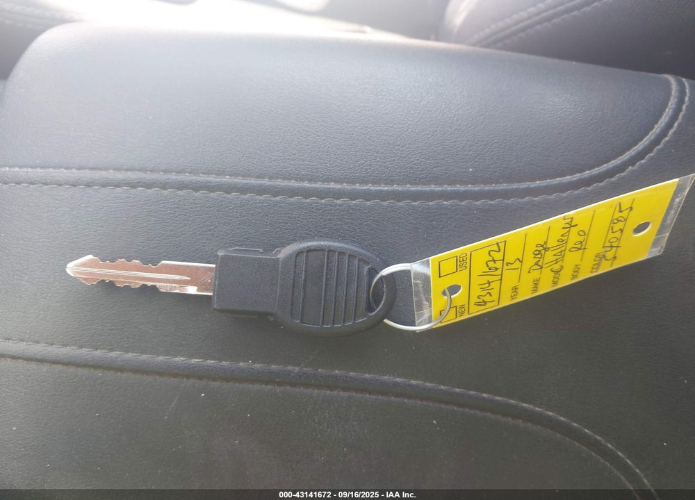 2013 DODGE CHALLENGER VIN: 2C3CDYAGXDH540585