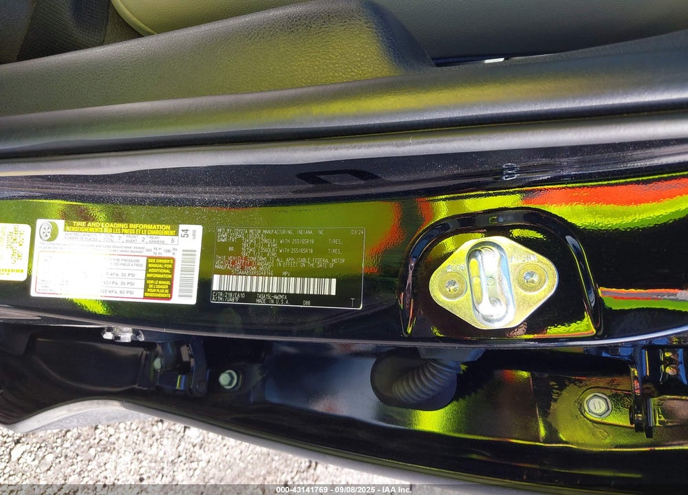2024 TOYOTA HIGHLANDER VIN: 5TDAAAB5XRS048146