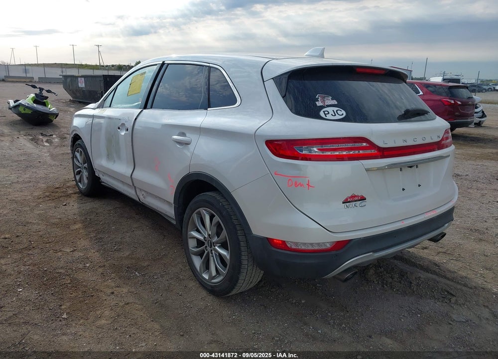 2019 LINCOLN MKC SELECT VIN: 5LMCJ2C92KUL08615