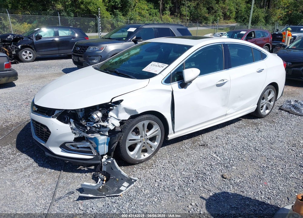 2016 CHEVROLET CRUZE PREMIER AUTO VIN: 1G1BG5SMXG7265763