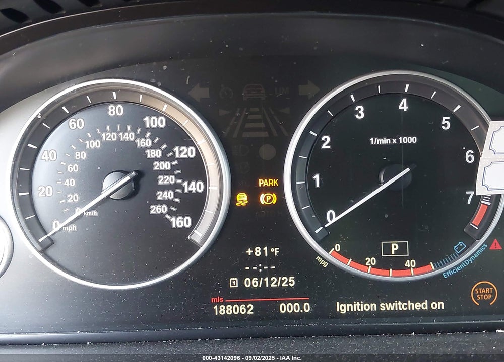 2011 BMW 5 SERIES VIN: WBAFR1C53BDJ97543
