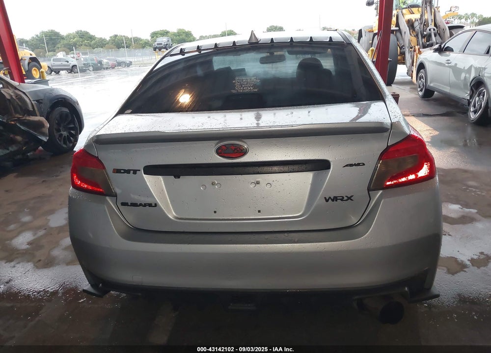 2015 SUBARU WRX LIMITED VIN: JF1VA1G68F9833199
