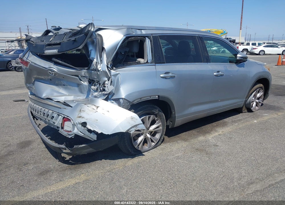 2015 TOYOTA HIGHLANDER VIN: 5TDKKRFH9FS051491