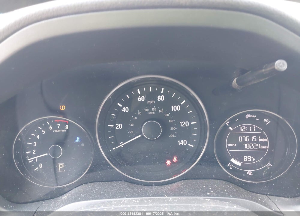 2016 HONDA HR-V VIN: 3CZRU6H31GM742261