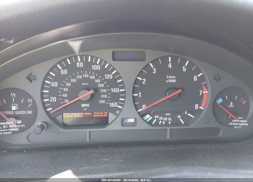 1999 BMW M3 VIN: WBSBK9335XEC43163