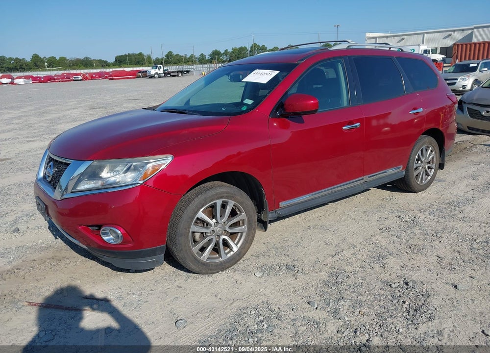 2013 NISSAN PATHFINDER SL VIN: 5N1AR2MN0DC602411