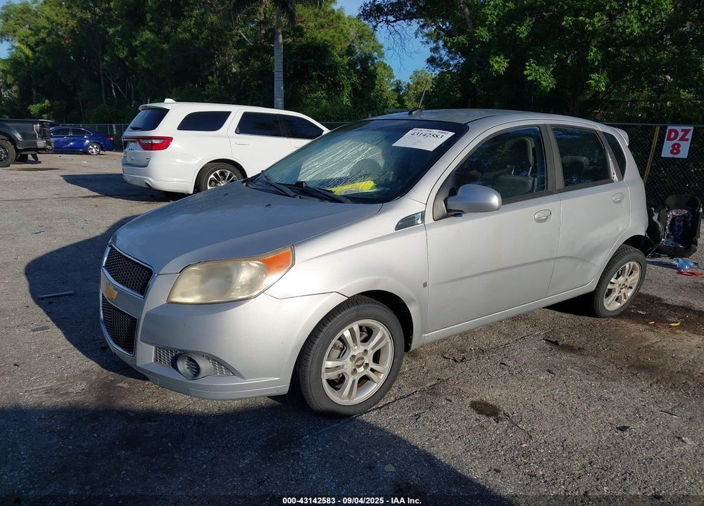 2009 CHEVROLET AVEO LT VIN: KL1TD66E89B656401
