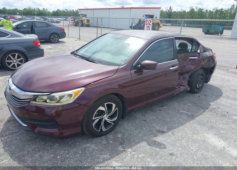 2016 HONDA ACCORD LX VIN: 1HGCR2F37GA216126