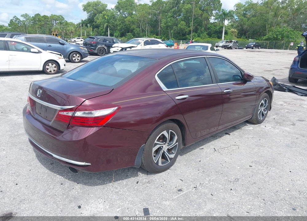 2016 HONDA ACCORD LX VIN: 1HGCR2F37GA216126