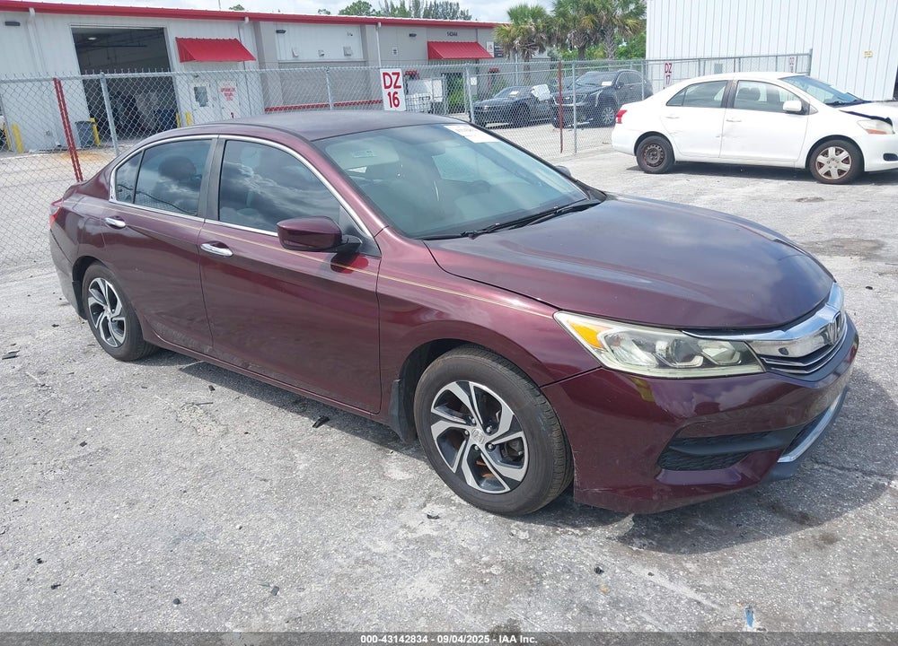 2016 HONDA ACCORD LX VIN: 1HGCR2F37GA216126