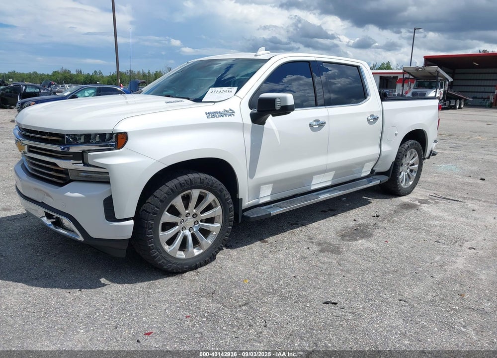 2020 CHEVROLET SILVERADO 1500 4WD SHORT BED HIGH COUNTRY VIN: 3GCUYHET3LG211771