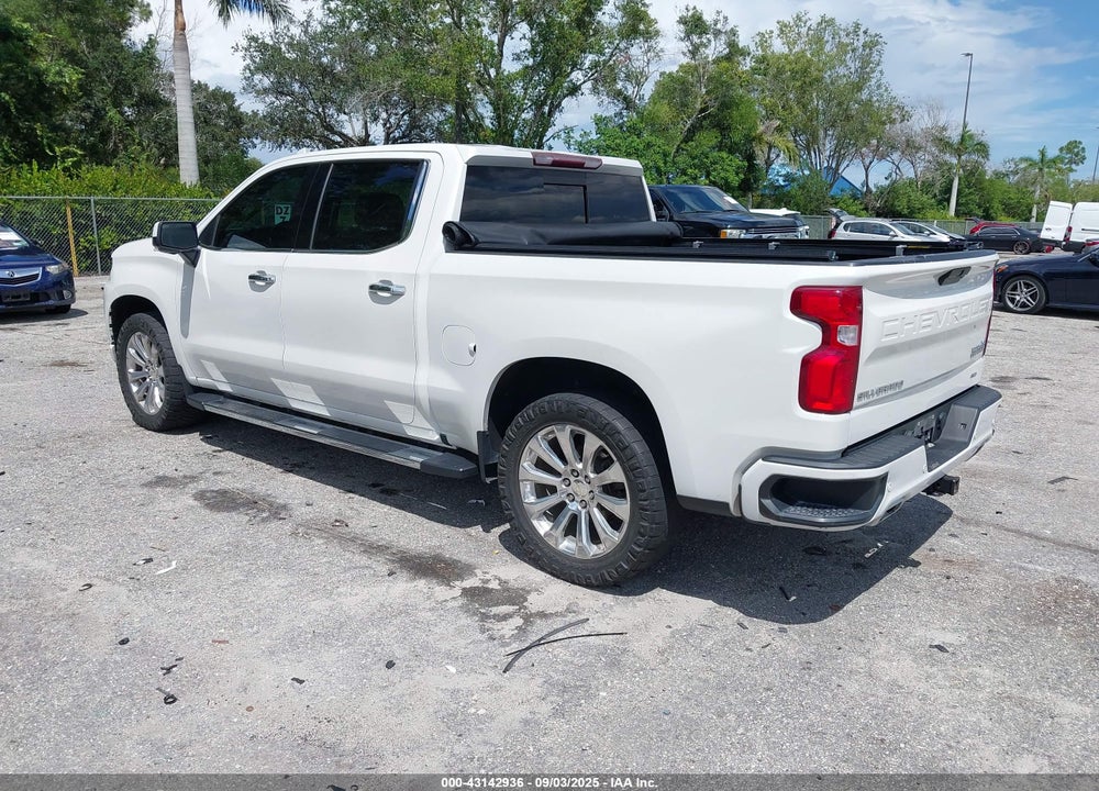 2020 CHEVROLET SILVERADO 1500 4WD SHORT BED HIGH COUNTRY VIN: 3GCUYHET3LG211771