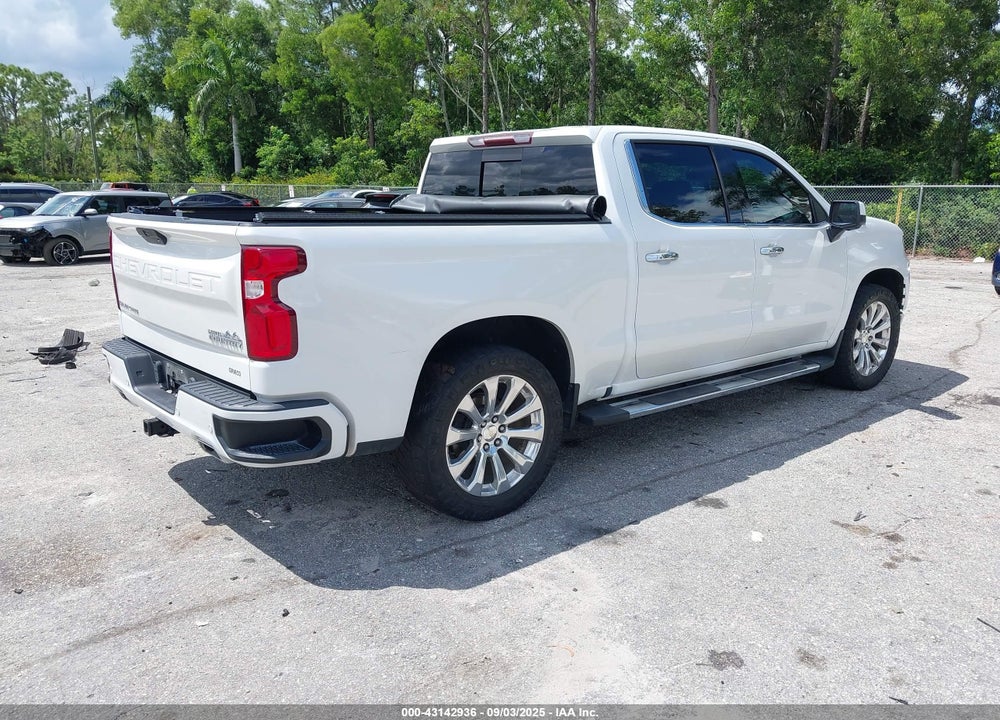 2020 CHEVROLET SILVERADO 1500 4WD SHORT BED HIGH COUNTRY VIN: 3GCUYHET3LG211771