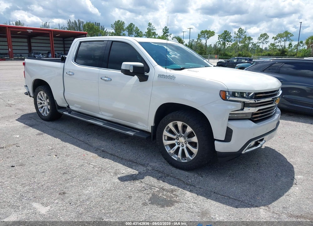 2020 CHEVROLET SILVERADO 1500 4WD SHORT BED HIGH COUNTRY VIN: 3GCUYHET3LG211771