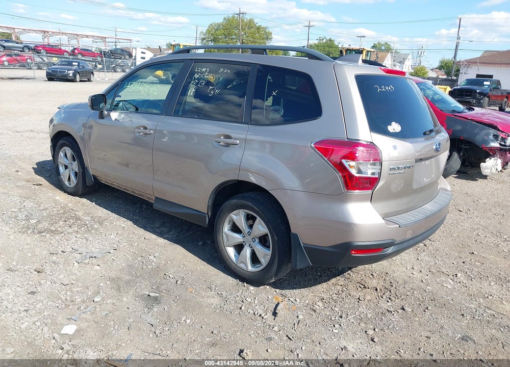 2016 SUBARU FORESTER VIN: JF2SJAFC6GH508998