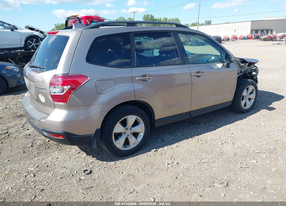 2016 SUBARU FORESTER VIN: JF2SJAFC6GH508998