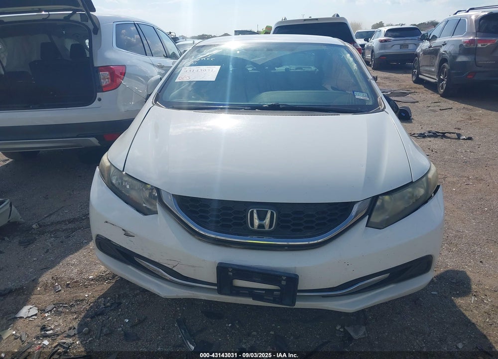 2013 HONDA CIVIC VIN: 2HGFB2F58DH537785