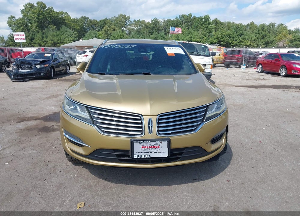 2015 LINCOLN MKC VIN: 5LMCJ1A99FUJ02677