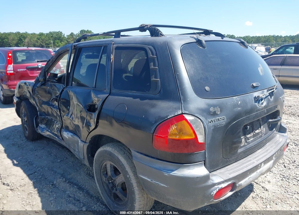 2004 HYUNDAI SANTA FE GLS VIN: KM8SC13D64U700460