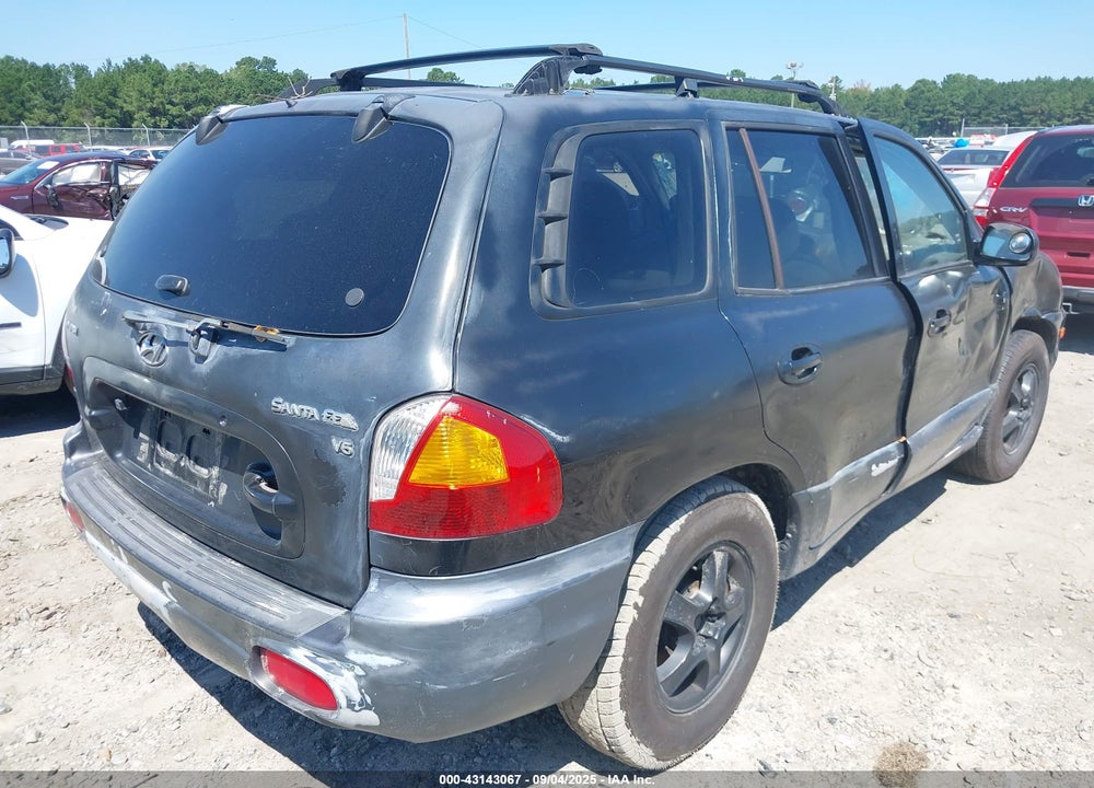 2004 HYUNDAI SANTA FE GLS VIN: KM8SC13D64U700460