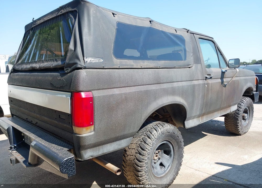 1987 FORD BRONCO U100 VIN: 1FMDU15N7HLA05752