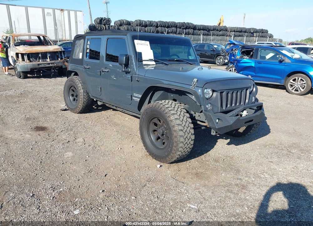 2017 JEEP WRANGLER UNLIMITED SPORT 4X4 VIN: 1C4BJWDG6HL713723
